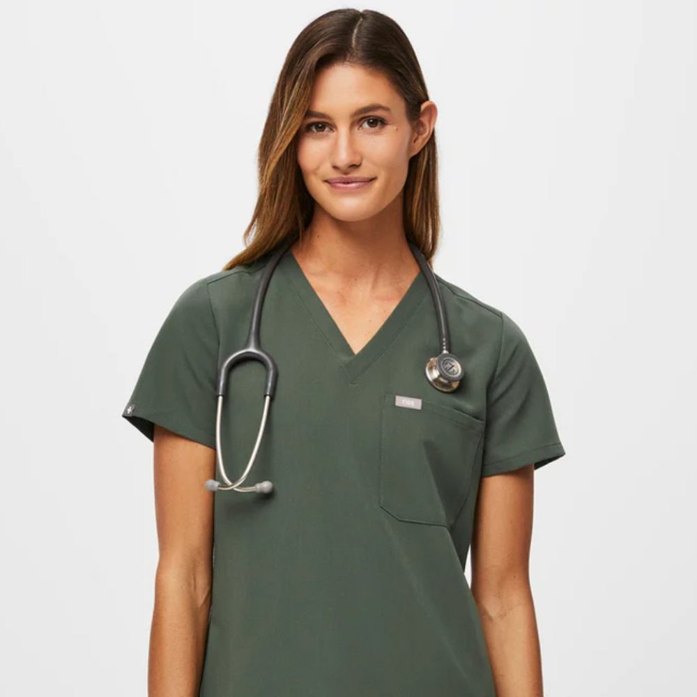 Catarina™ One-Pocket Scrub Top